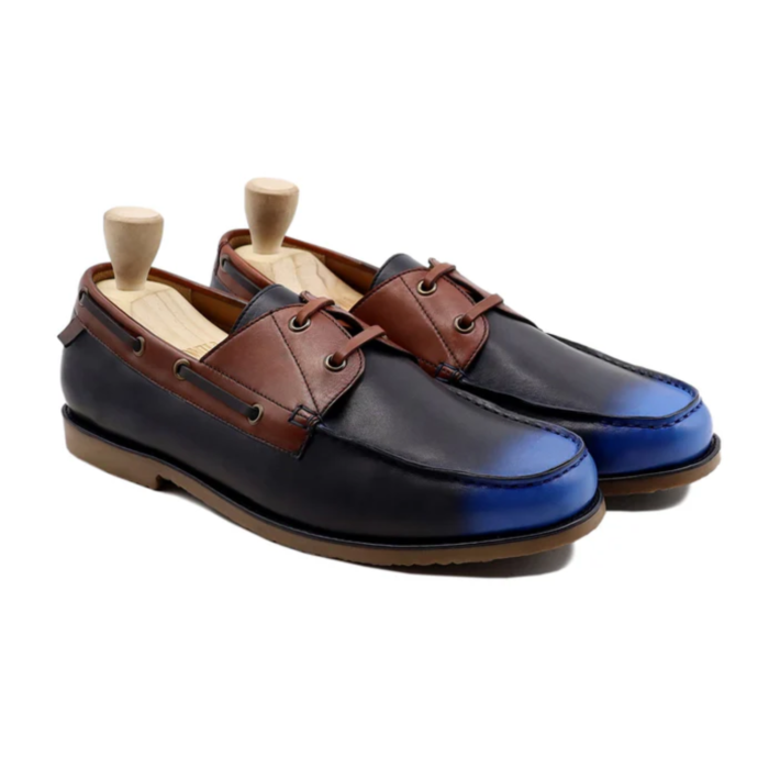 Jasper Tricolor Leather Derby Shoes