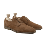 Modesto Camel Kid Suede Derby Shoes