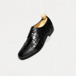 Norwalk Black Leather Derby Shoes