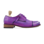Petaluma Pink Leather Derby Shoes