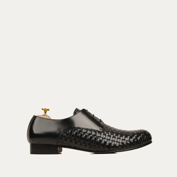 Aiken - Men's Calf and Hand Woven Calf Leather Derby Shoe