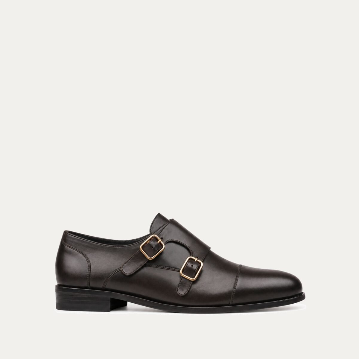 Allin - Men's Oxblood Calf Leather Double Monkstrap