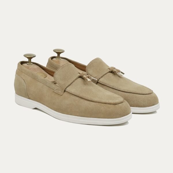Aura - Men's Camel Suede Loafer