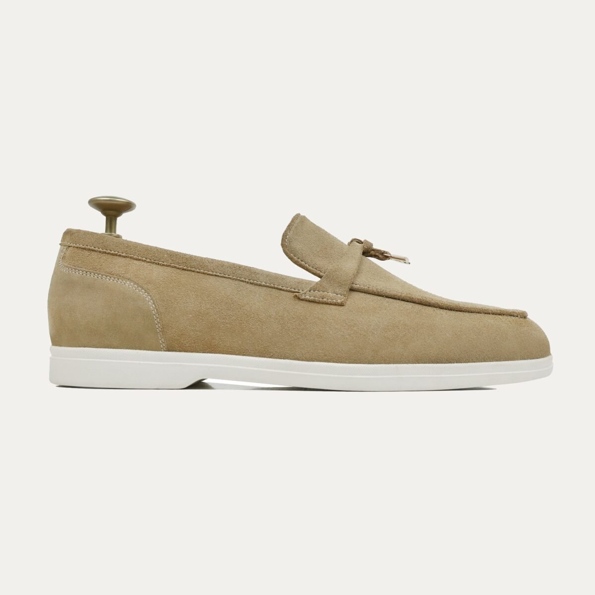 Aura - Men's Camel Suede Loafer
