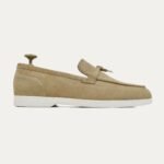 Aura - Men's Camel Suede Loafer
