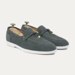 Aura - Men's Camel Suede Loafer