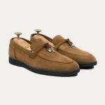 Aura - Men's Camel Suede Loafer