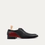 Aurash - Men's Black Calf Leather Derby Shoe