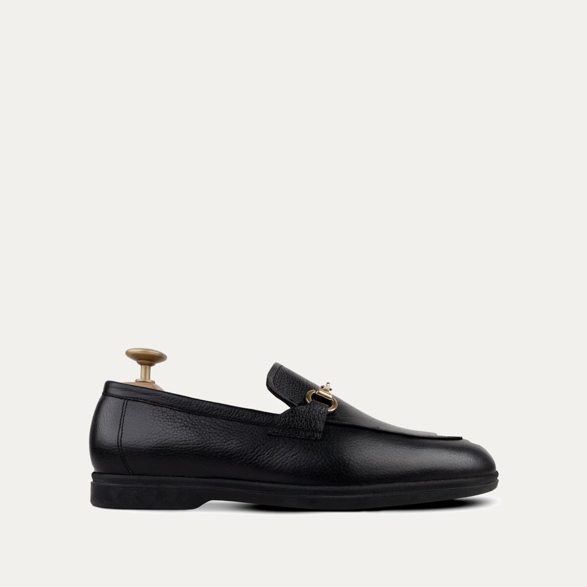 Bennett - Men's Brown Pebble Grain Leather Loafer