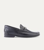 Casual Shoe Berto Bit Loafer In Black Leather