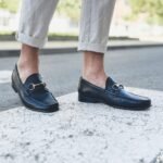 Casual Shoe Berto Bit Loafer In Black Leather