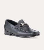 Casual Shoe Berto Bit Loafer In Black Leather