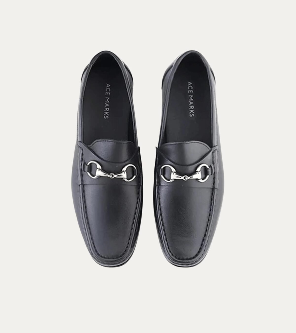 Casual Shoe Berto Bit Loafer In Black Leather