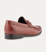 Casual Shoe Berto Bit Loafer In Brown Leather