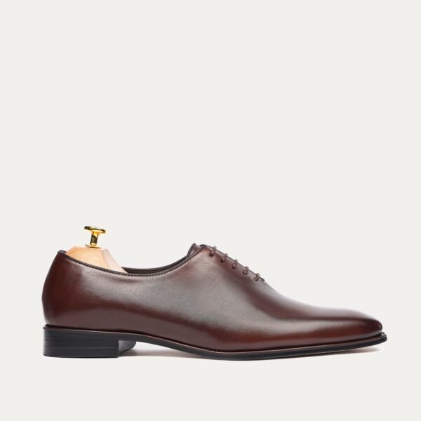 Chicky - Men's Dark Brown Calf Leather Wholecut Shoe