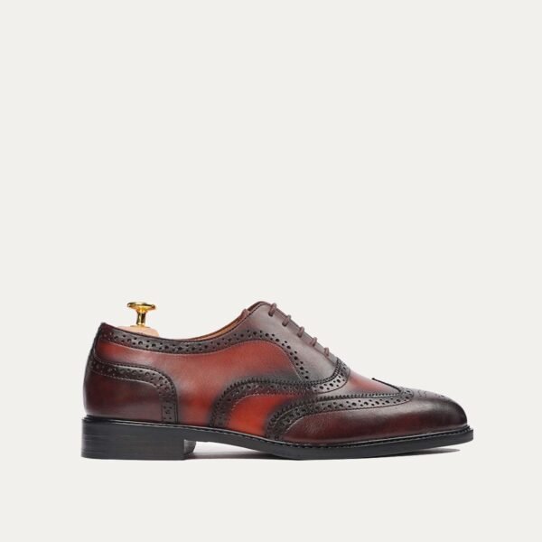 Coburg - Men's Burnished Oxblood Calf Leather Oxford Shoe