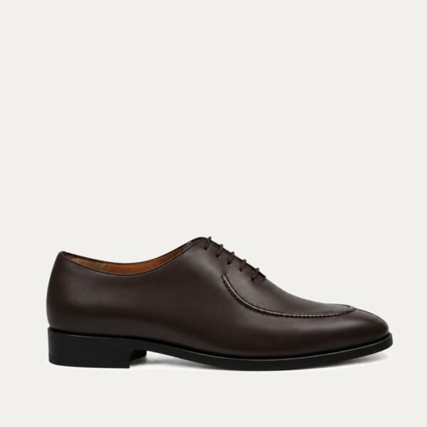 Corded - Men's Dark Brown Calf Leather Wholecut Shoe