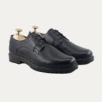Demian - Men's Black Pebble Grain Derby Shoe