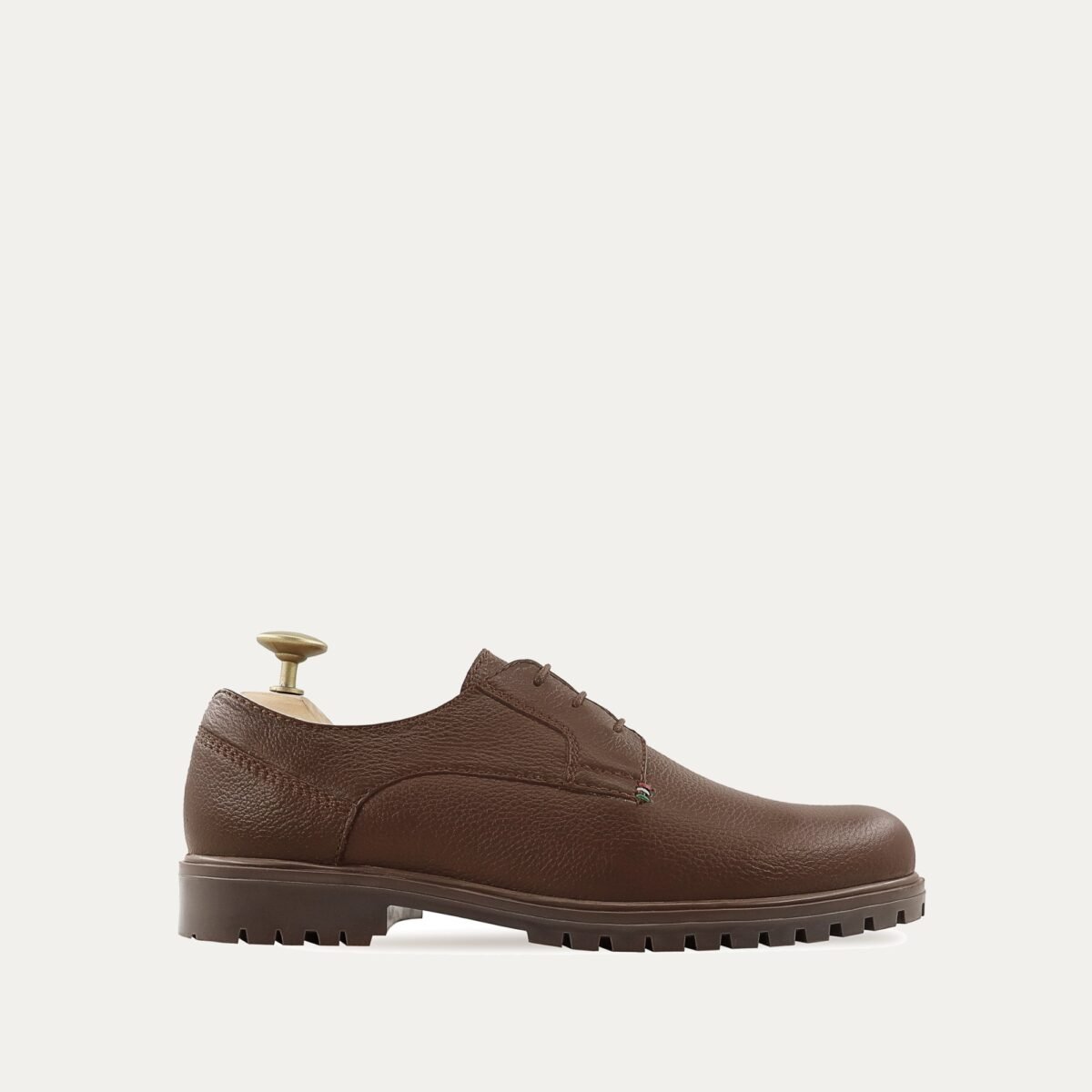 Demian - Men's Black Pebble Grain Derby Shoe
