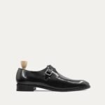 Dodge - Men's Black Box Leather High Shine Single Monkstrap