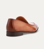 Dress Shoe Apron Front Penny Loafer Siena Nicol Leather