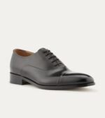 Dress Shoe Cap Toe Oxford Black Antique