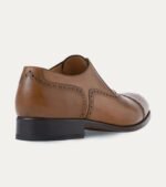 Dress Shoe Half Brogue Cap Toe Brown Antique