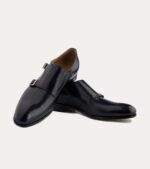 Dress Shoe Monkstrap Black Antique