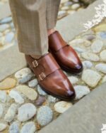 Dress Shoe Monkstrap Brandy Antique