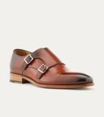 Dress Shoe Monkstrap Brandy Nicol Antique