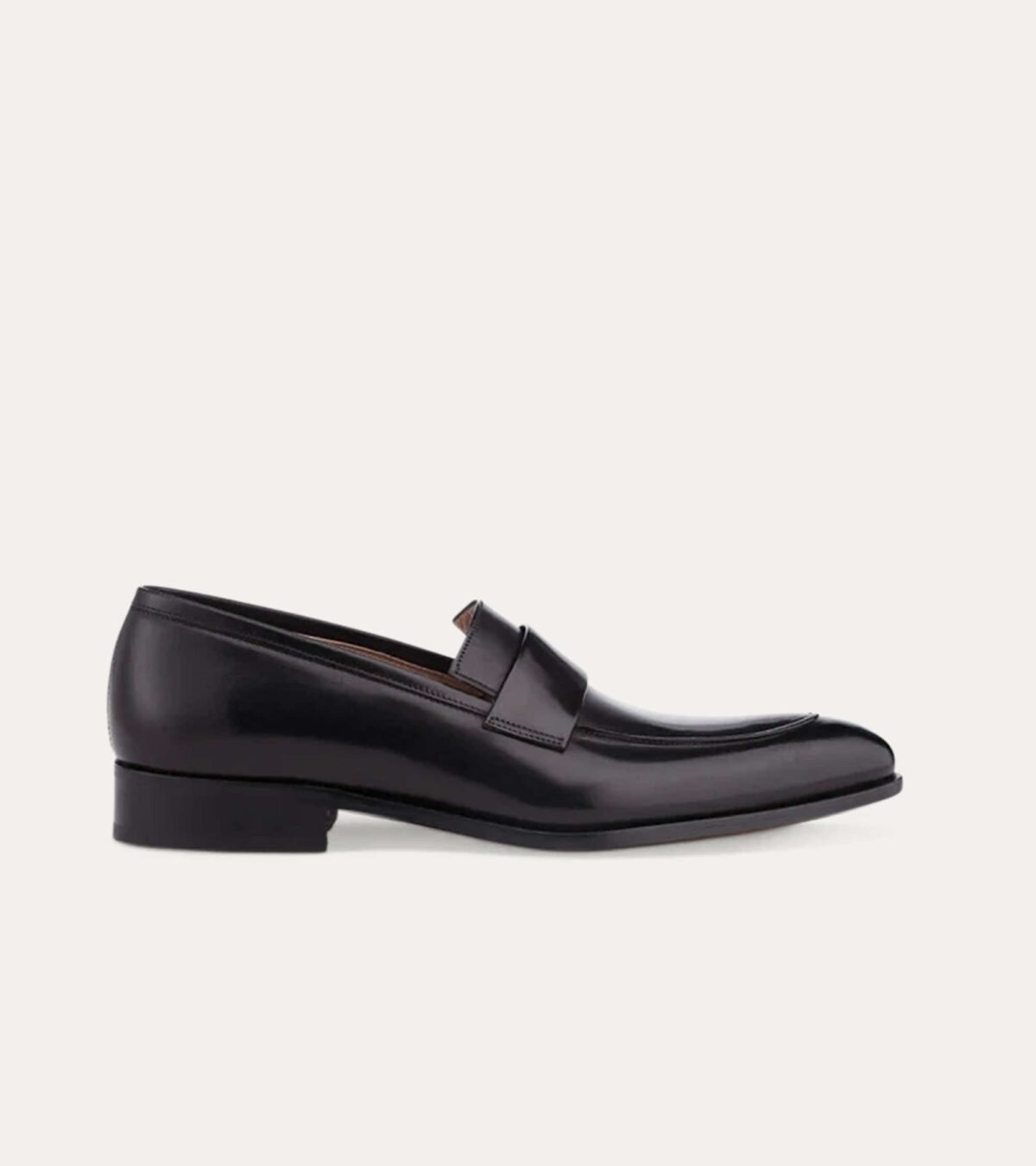 Dress Shoe Penny Loafer Black Leather