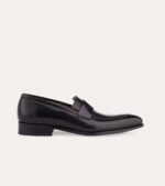 Dress Shoe Penny Loafer Black Leather