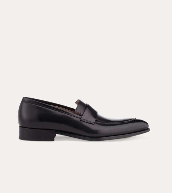 Dress Shoe Penny Loafer Black Leather