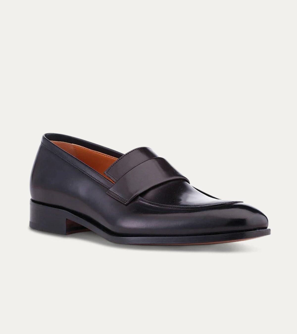 Dress Shoe Penny Loafer Black Leather