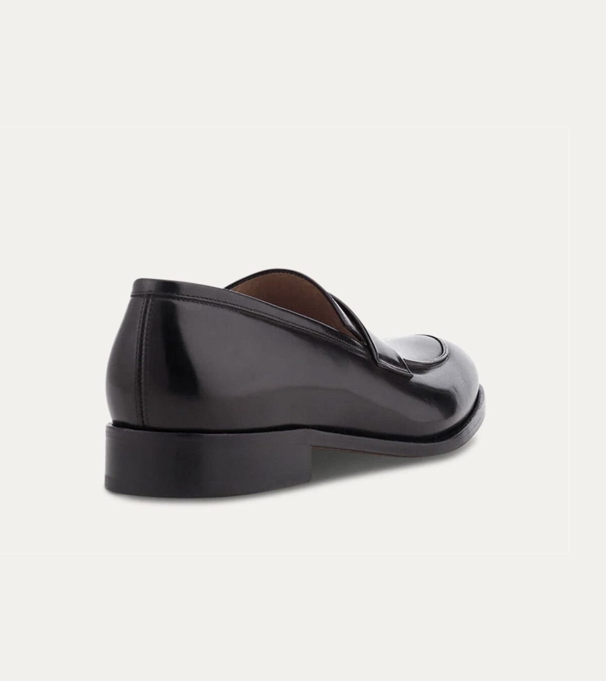 Dress Shoe Penny Loafer Black Leather
