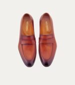 Dress Shoe Penny Loafer Cognac Leather