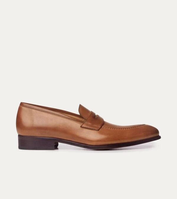 Dress Shoe Penny Loafer Cuoio Antique Leather