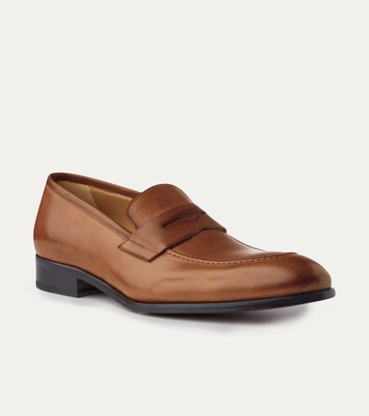 Dress Shoe Penny Loafer Cuoio Antique Leather