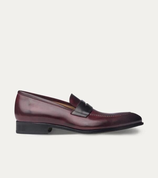 Dress Shoe Penny Loafer Diablo Antique & Dark Grey Leather