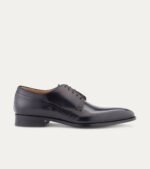Dress Shoe Plain Toe Blucher Black Antique