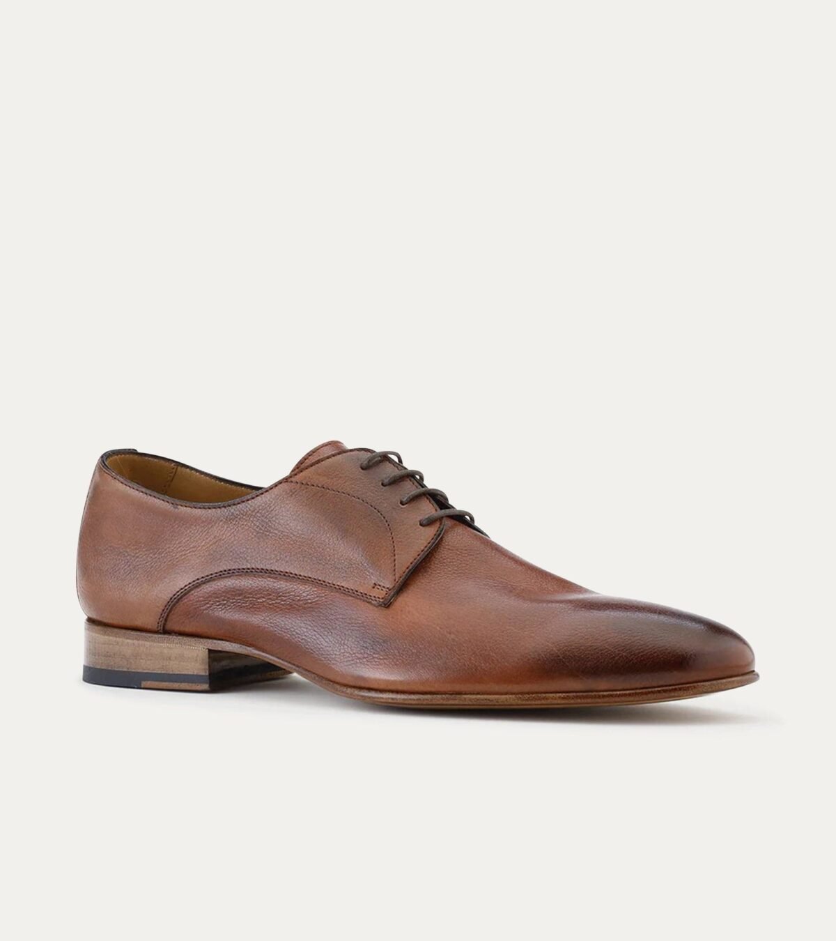 Dress Shoe Travel Derby In Cuoio Buffalo