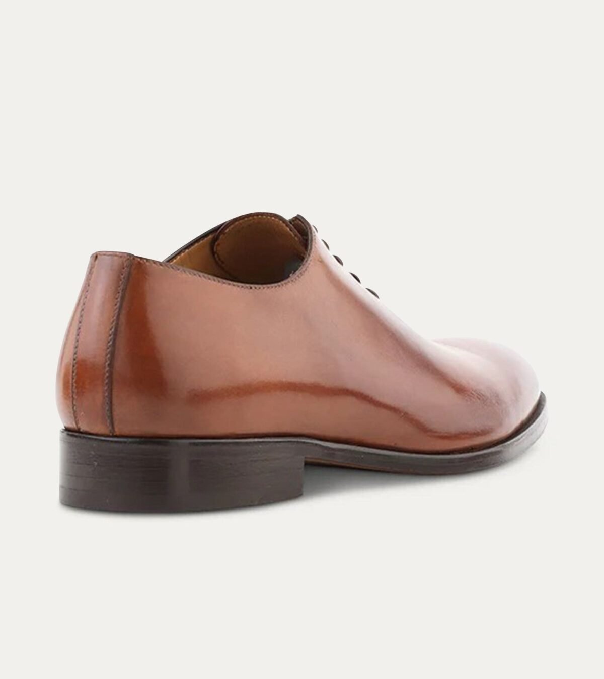Dress Shoe Wholecut Oxford Plain Toe Cuoio Antique