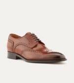 Dress Shoe Wingtip Cognac Antique - Image 2