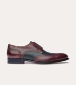 Dress Shoe Wingtip Diablo Antique And Dark Grey