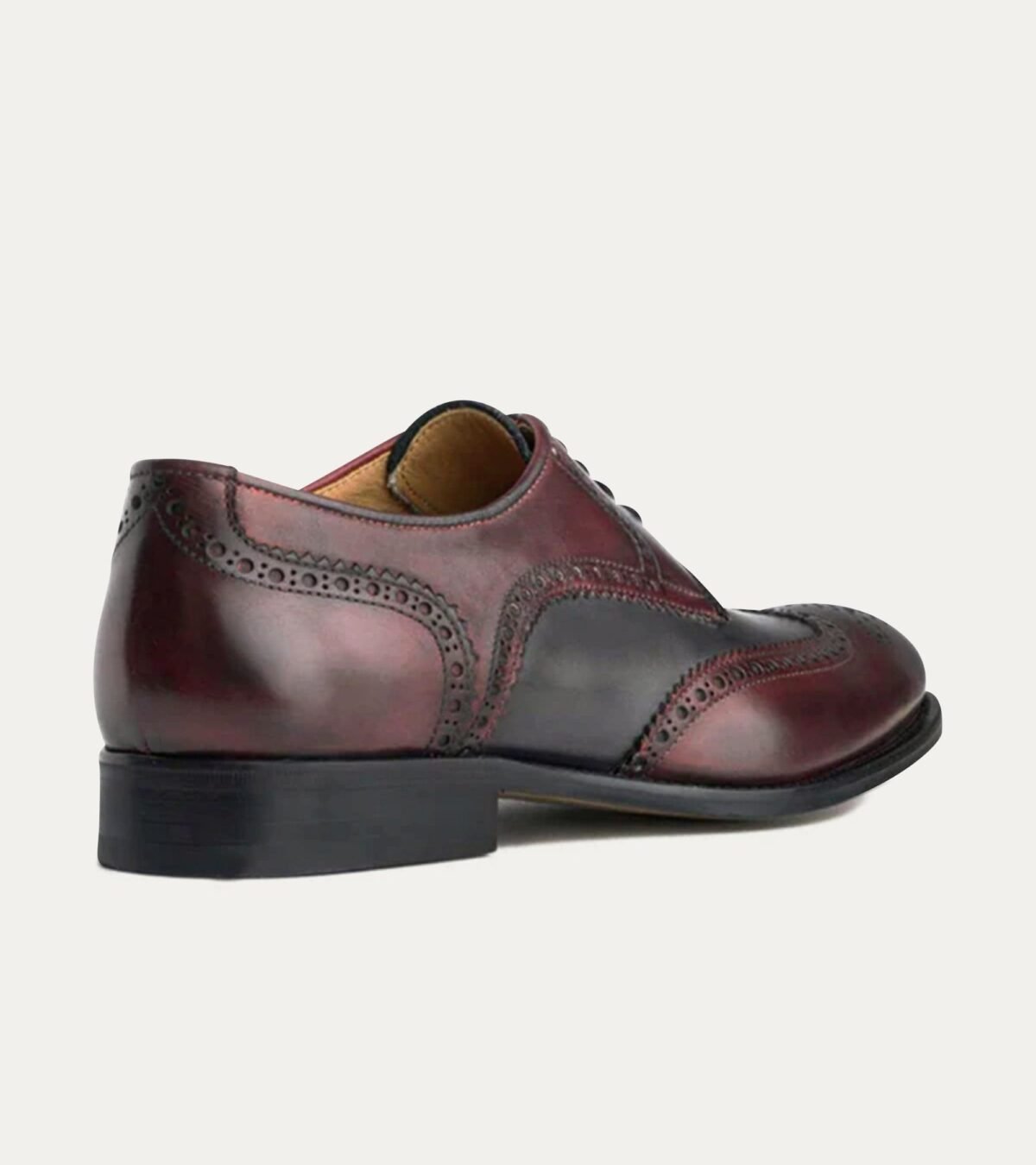 Dress Shoe Wingtip Diablo Antique And Dark Grey