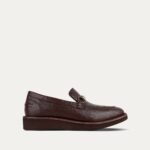 Drew - Children's Light Brown Calf Leather Loafers