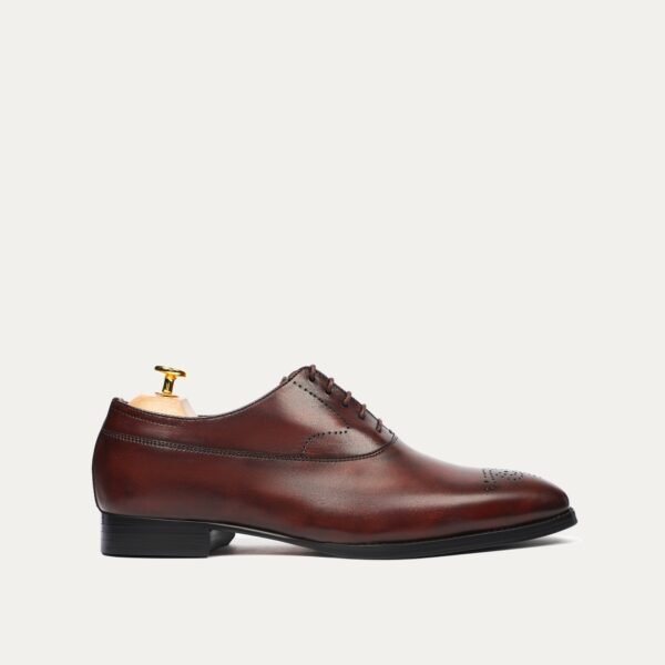 Efran - Men's Oxblood Calf Leather Oxford Shoe