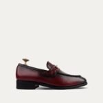 Eric - Men's Oxblood Calf Leather Loafer