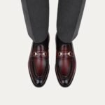 Eric - Men's Oxblood Calf Leather Loafer