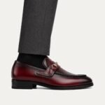 Eric - Men's Oxblood Calf Leather Loafer